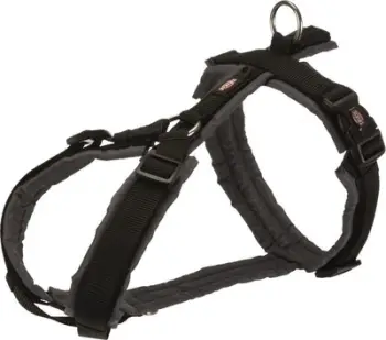 Parzmore për qen Trixie Premium Trekking, M/ 53 64 cm, 20 mm, e zezë