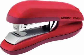 Kapëse letre Rapid F30 Fashion, teknologji Flat Clinch, e kuqe