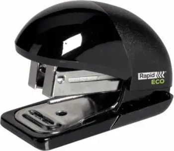 Kapëse letre Rapid Fashion Eco Mini, 10 fletë, e zezë