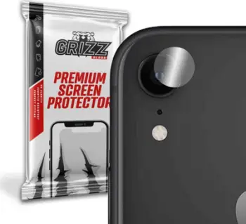 Mbrojtës kamerë GrizzGlass Hybrid Glass për Apple iPhone XR, paketim 2 copë, transparent