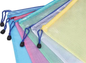 Zarf plastik Panta Plast 84573, mbyllje me zinxhir, 23.3 x 17 cm, shumëngjyrësh