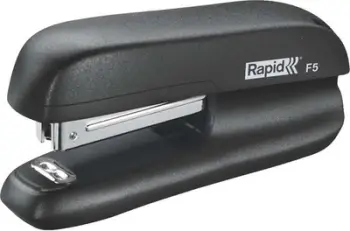 Kapëse letre Rapid Mini F5, metalike, e zezë