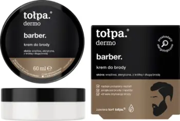 Krem për mjekër Tołpa Dermo Men Barber, zbutës, 60 ml