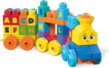 Tren me tinguj Mega Bloks Abc