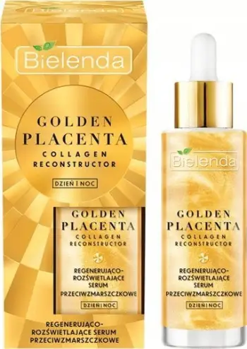 Serum fytyre Bielenda Golden Placenta, rigjenerues dhe ndriçues, kundër rrudhave, 30g