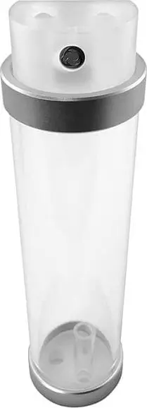 Rezervuar uji për PC Singularity Computers Protium 200mm, 60mm, 7 porta G1/4", argjendtë e frostuara