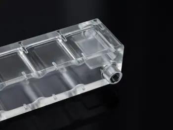 Rezervuar uji me pompë Bitspower Tiny Tank SC6 200 PWM, kompakt, transparent