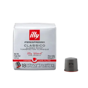 Illy Americano RED, përzierje kompatibile me Illy® Iperespresso (18 kapsula)
