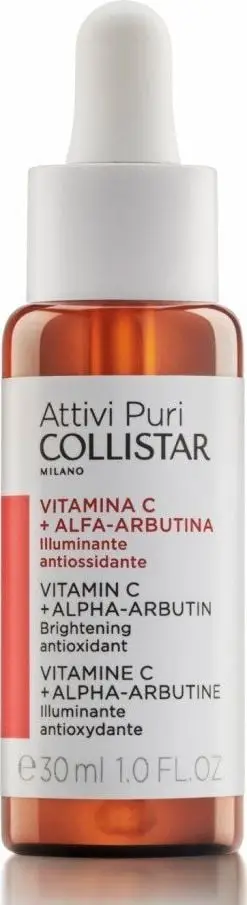 Serum fytyre Collistar Vitamin C + Alpha Arbutin, 30ml, efekt antioksidues, ndriçues