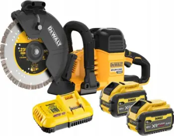 Sharrë betoni pa kabllo DeWALT DCS691X2, XR FLEXVOLT 54V, disk 230 mm