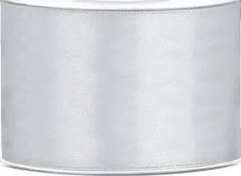 Fjongo sateni Silver, 50mm, 25m, ngjyrë argjendtë