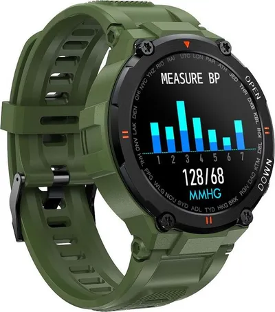 Smartwatch Giewont GW430-3, ekran me ngjyra, rezistent ndaj ujit, jeshil - 3