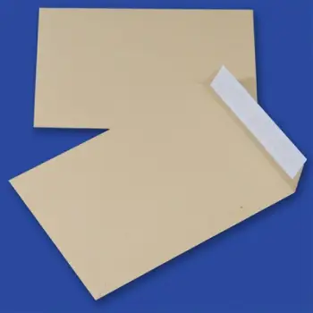 Zarfe me brez silikoni Office Products, HK, B4, 10 copë, të kafta