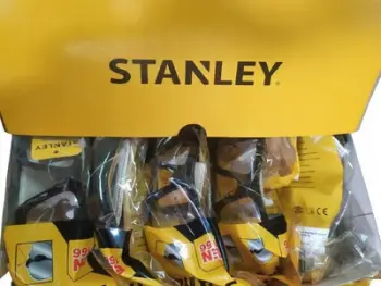 Syze mbrojtëse Stanley SY180-9D EU, kornizë e plotë, DIN EN 166, të zeza