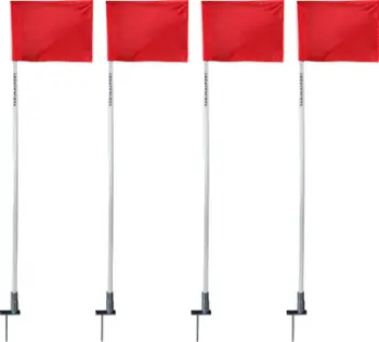 Flamuj këndi futbolli Corner Flags On Springs, set 4 copë, 170 cm, me susta