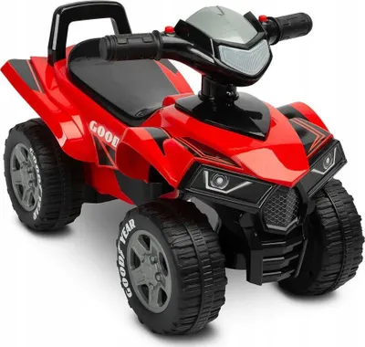 Automjet lodër për fëmijë Goodyear Quad Toyz, 1 3 vjeç, i kuq - 4