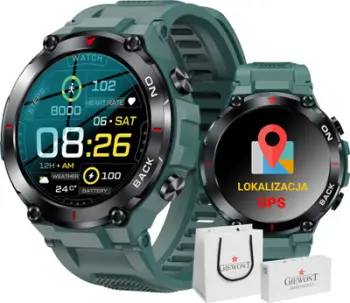 Smartwatch Giewont GW460-2, GPS, sportiv, jeshil