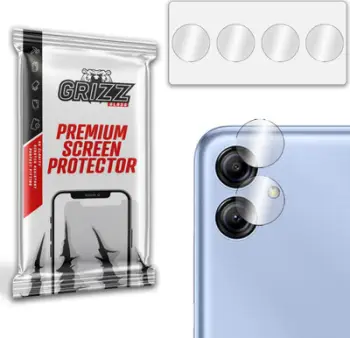 Mbrojtës kamere GrizzGlass HybridGlass për Samsung Galaxy A04e, 2 copë, transparent