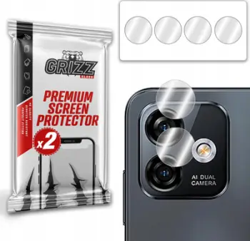 Mbrojtës kamere GrizzGlass HybridGlass për Ulefone Note 16 Pro, paketim 2 copë, transparent
