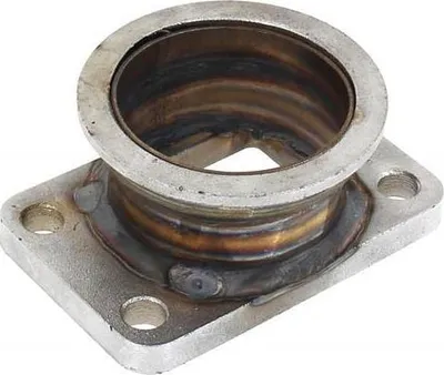 Flanxh turbo TurboWorks T3 në V-Band 2.5", çelik inox - 1