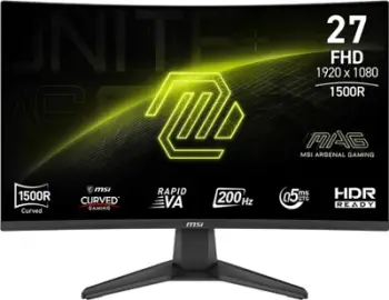 Monitor i harkuar gaming MSI MAG 276CF E20, 27", FHD 1080p 200Hz, i zi