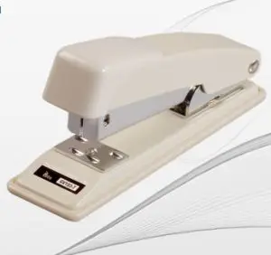 Kapëse letre Tetis Stapler, 25 fletë, metalike, gri