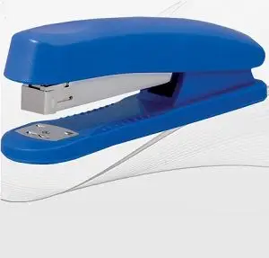 Kapëse letre Tetis Stapler, plastike dhe metalike, për kapëse 24/6 dhe 26/6, gri