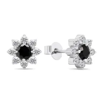 Vathё Brilio Silver Flowers EA577WBC