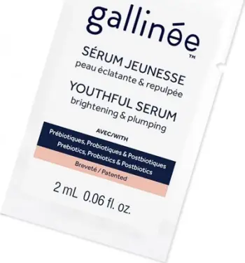 Serum fytyre Gallinee Youthful Serum Brightening and Plumping, 30ml, efekt ndriçues dhe mbushës