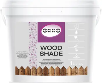 Impregnues për dru Okko Wood Impreg Wood Shade Walnut, 1L, ngjyrë arre