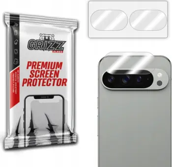 Mbrojtës kamere GrizzGlass për Google Pixel 9 Pro XL, xham hibrid, i tejdukshëm