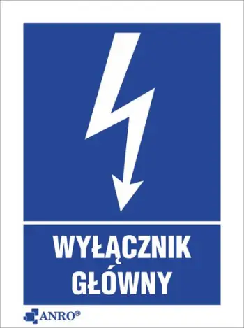 Pllakë vetë-ngjitëse ANRO Main Switch Plate 1EIA/Q1/F, 52 x 74mm, e bardhë