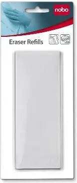 Rifill sfungjeri magnetik Nobo ECO, 10 copë, për tabela dry wipe