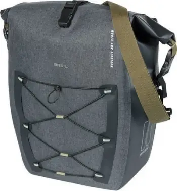 Çantë anësore biçiklete Basil Navigator Storm MIK SIDE L, 31L, e zezë