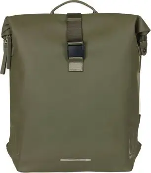 Çantë anësore biçiklete Basil Soho, 17L, Nordlicht LED, jeshile