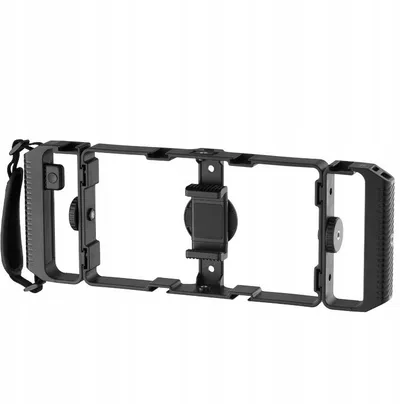 Rig video për smartphone JJC, universal, me telekomandë Bluetooth, i zi - 1
