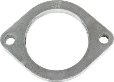 Flanxhë shkarkimi TurboWorks, 57mm, 2 vrima, çelik inox - 1