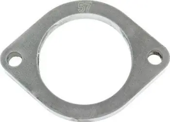 Flanxhë shkarkimi TurboWorks, 57mm, 2 vrima, çelik inox