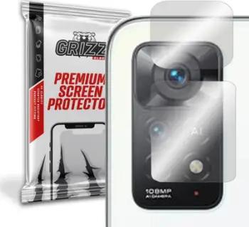 Mbrojtës kamerë GrizzGlass Xiaomi Redmi Note 11 Pro Plus, xham hibrid, transparent