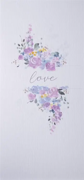 Kartolinë urimi MAK Wedding Card LOVE, e bardhë, me reliev