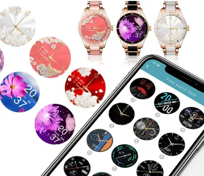 Smartwatch për gra Rubicon RNCE82, IP67, Bluetooth, rozë e artë - 5