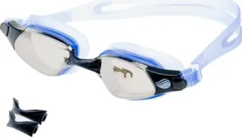 Syze noti AquaWave Petrel, xhama silver mirror UV, anti fog, blu e zezë