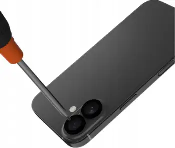 Mbrojtës kamere JCPal Preserver për iPhone 16 16 Plus, xham 9H, i zi