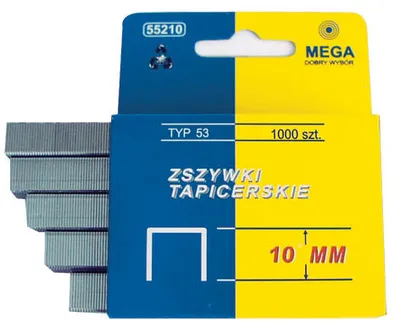 Kapëse MEGA 55210 53, 10mm, 1000 copë - 1