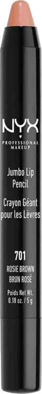 Laps buzësh NYX Jumbo Lip Pencil 701, kremoz, Rose Brown - 1