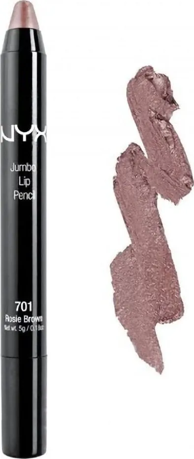 Laps buzësh NYX Jumbo Lip Pencil 701, kremoz, Rose Brown - 2