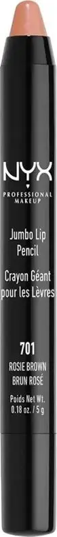 Laps buzësh NYX Jumbo Lip Pencil 701, kremoz, Rose Brown