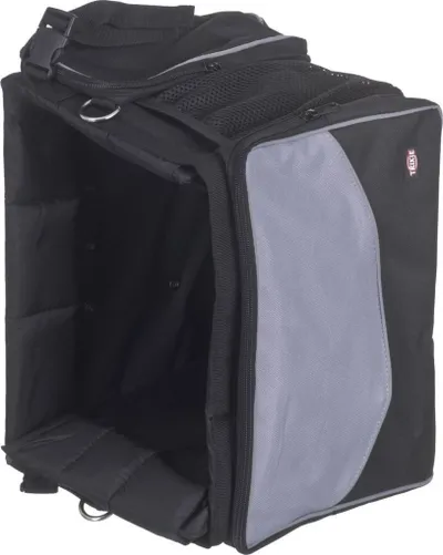 Çantë biçiklete për qen Trixie Universal, 7 kg, e hirtë - 2