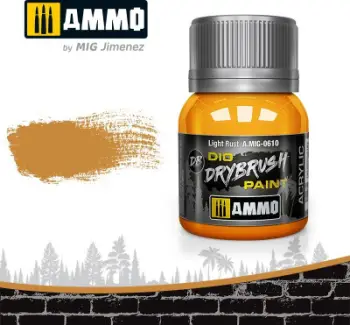 Bojë modelimi Mig Ammo Dio Drybrush 0610, Light Rust, 40ml