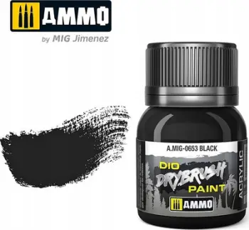 Bojë modelimi Ammo 0653 Drybrush, 40ml, kafe e errët